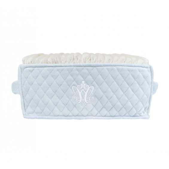 Diaper quilted box blue