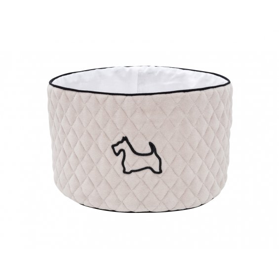 Round basket Doggy Beige