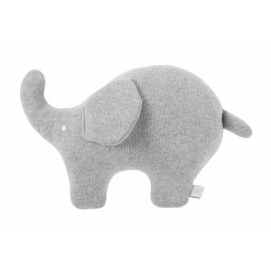 Knitted grey elephant