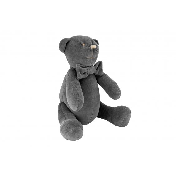 Decorative teddy bear Anthracite Gloss