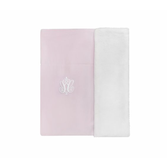 Baby pink plush blanket