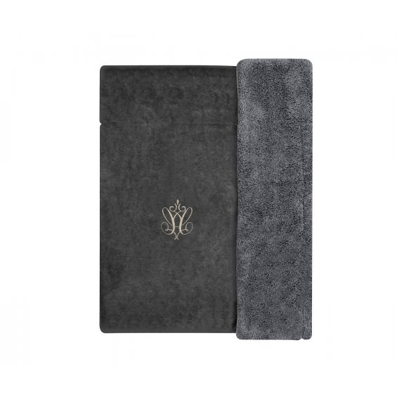 Anthracite Gloss plush blanket