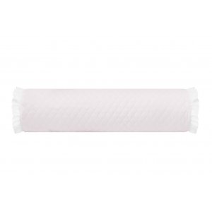 Baby pink quilted bolster with frill