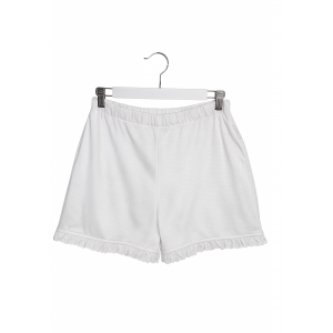 Jersey shorts with pink polka dots