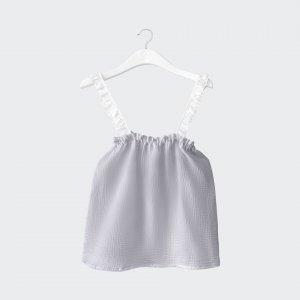 Muslin top grey