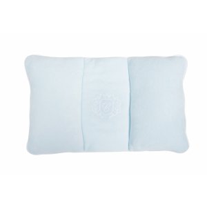 Blue velours travel pillow