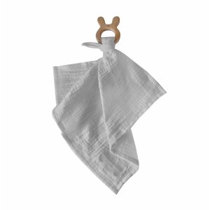 Teether with grey diaper