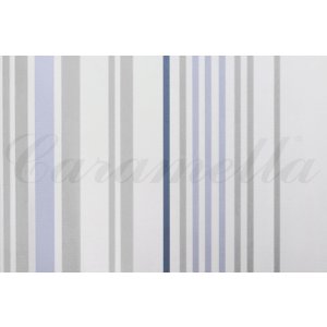 Wallpaper with azure and grey stripes on a white background