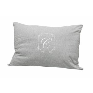 Cambridge pillow with emblem