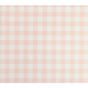 Wallpaper with baby pink checkered pattern