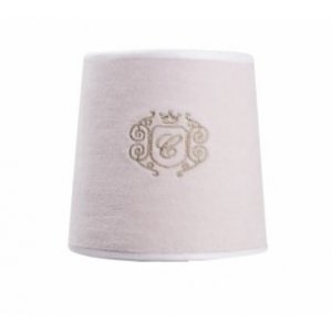 Very small powder lampshade with emblem