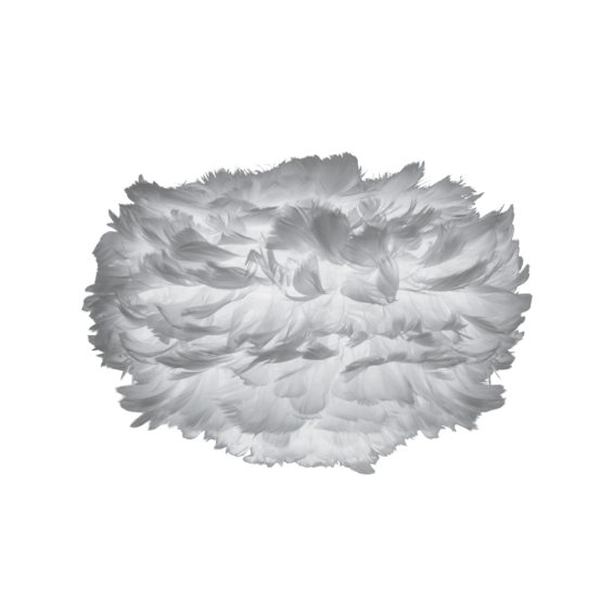 Goose feathers lampshade grey