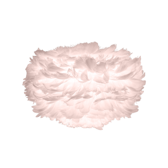Goose feathers lampshade pink