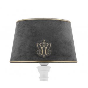 Table lamp shade Anthracite Gloss