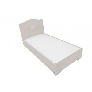Hampton upholstered beige bed