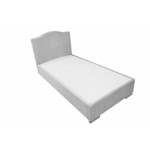 Hampton grey bed with a drawer for a second mattress