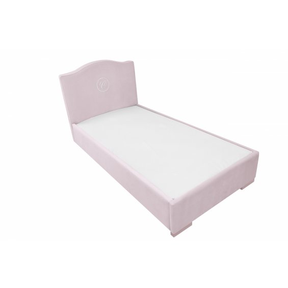 Hampton pink bed with a drawer for a second mattress