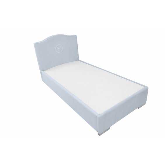 Hampton upholstered grey bed