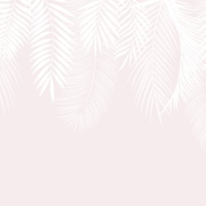 Pink wallpaper with large leaves (to size)