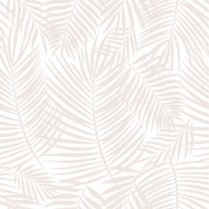 Wallpaper with beige palm leaves (to size)