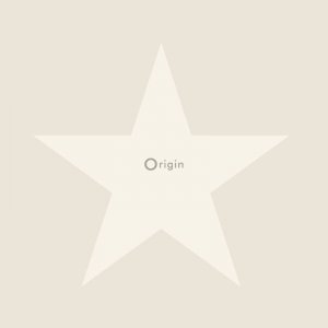 Beige wallpaper with large star