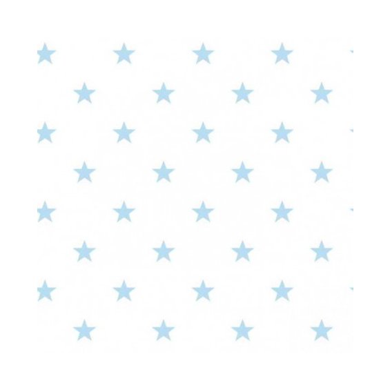 Marine wallpaper with blue small stars on a white background