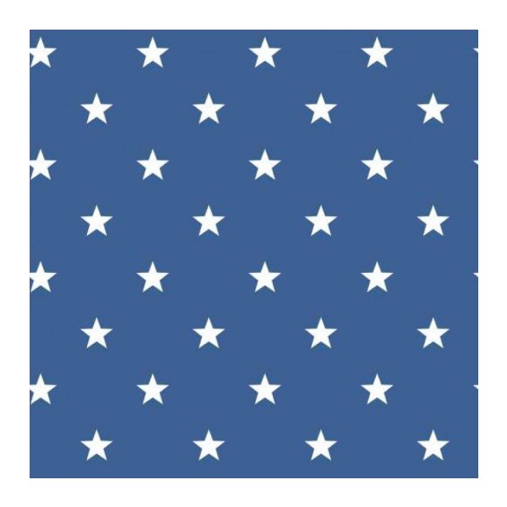 Wallpaper in small white stars on deep blue background
