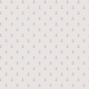 Marine wallpaper in blue anchors on a gray background