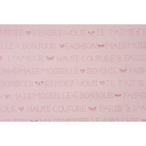Pink wallpaper with sparkling pink letterings