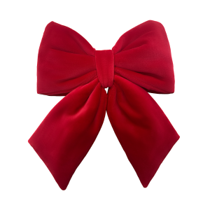 Decorative XL bow red