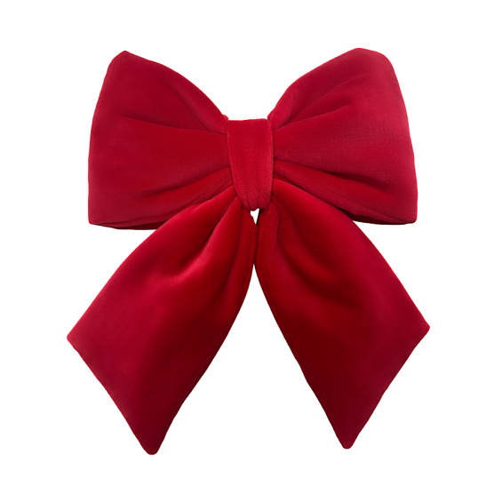 Decorative XL bow red