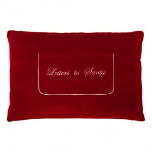 Christmas pillow with pocket
