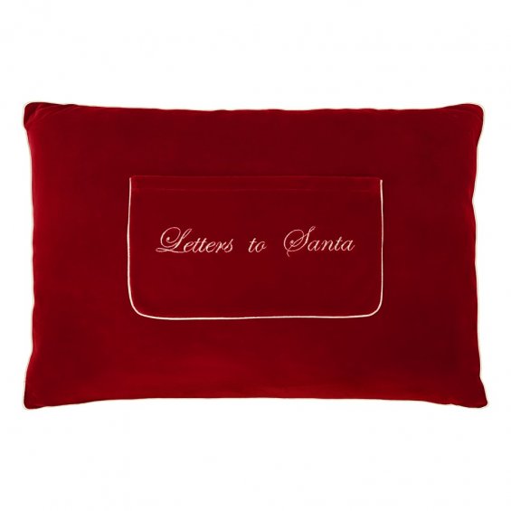 Christmas pillow with pocket