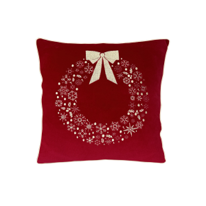 Christmas pillow red