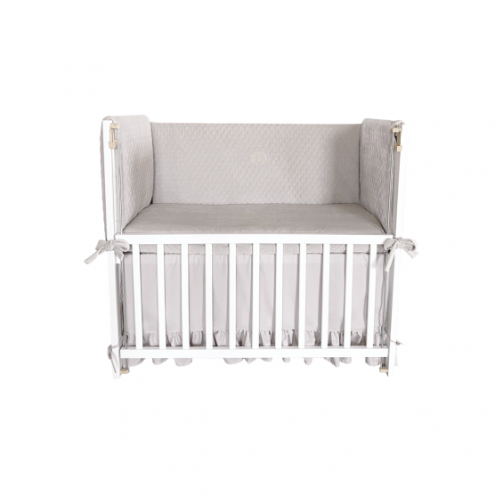 Bedside cot beige