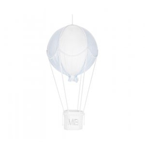 Customized decorative hot-air balloon in blue