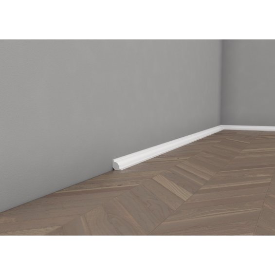 Floor moulding quadrant 21 mm