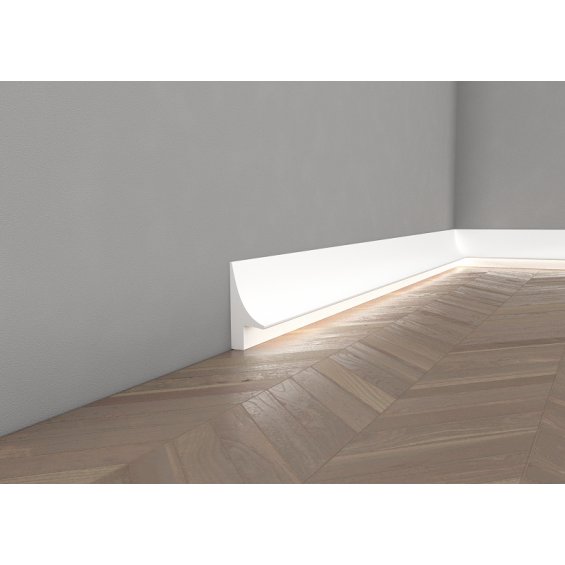 Floor moulding for LED 9,5 cm