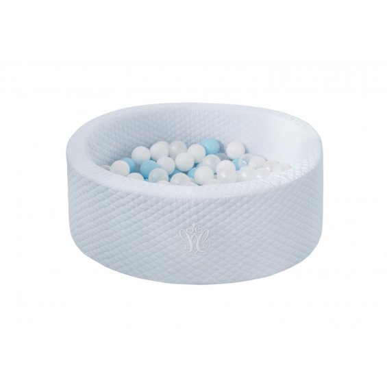 Dry pool with balls baby blue