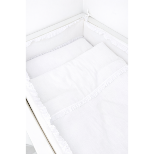 Blanchette linen baby bedding