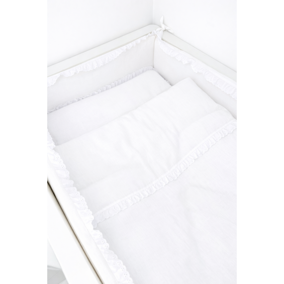 Blanchette linen baby bedding