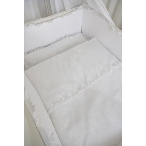 Blanchette linen baby bedding