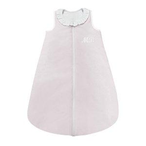 Customized sleeping bag with collar baby pink
