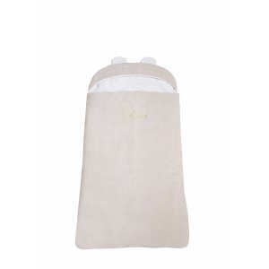 Customized sleeping bag XL "sleepover" beige