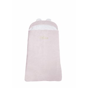 Customized sleeping bag XL "sleepover" baby pink
