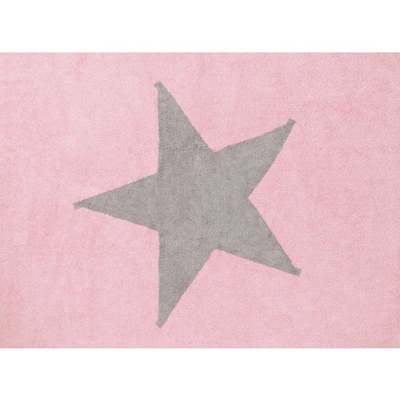 pink rug with star