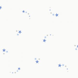 Wallpaper with blue stars