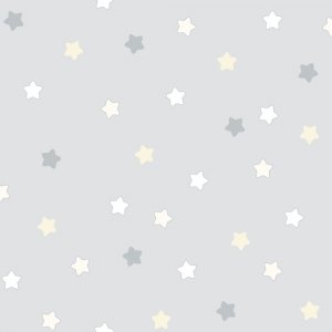 Gray wallpaper with colorful stars
