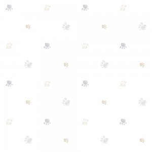 Gray and beige dog paw wallpaper