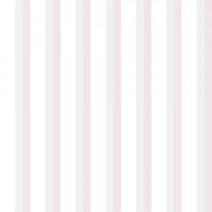 White wallpaper with gray and pink stripes